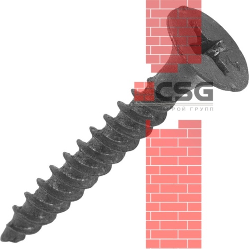 Саморез кровельный 6.3x25 RAL 7024 по металлу, кг (15кг) арт.1242609 