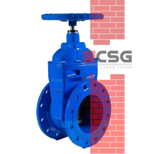 Задвижка чугунная тип МЗВГ 30ч39р Ду300 Ру16  150C открытая гайка Китай, DN 300