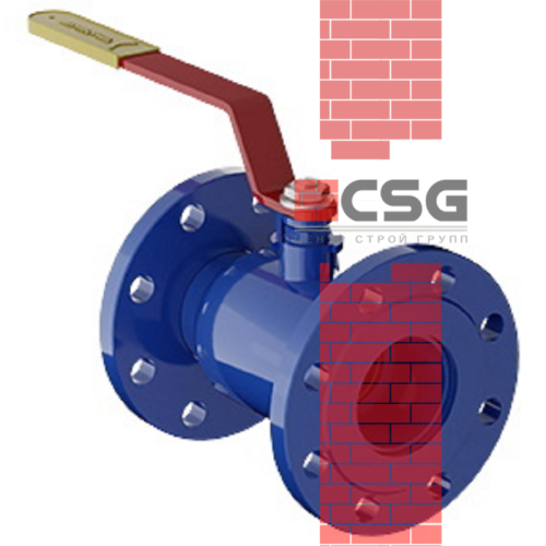 Кран шаровой цельносварной фланцевый 11с67п 2ЦФ.00.1 DN65/50 PN16