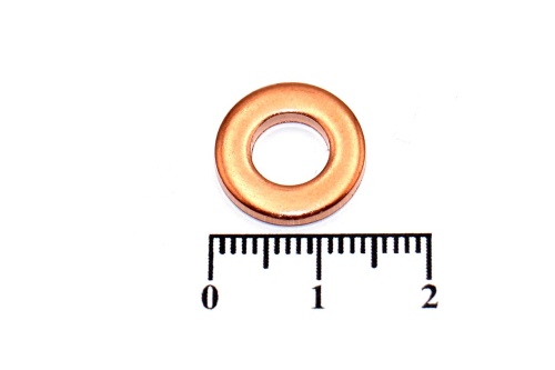 Шайба медная 7х14х2.0