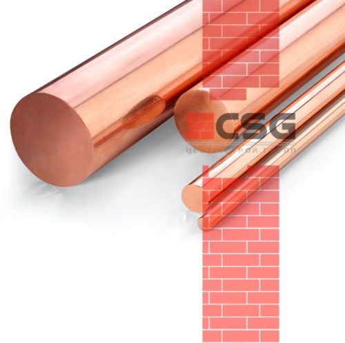 Круг медный 40 тв, длина 3 м, марка М1