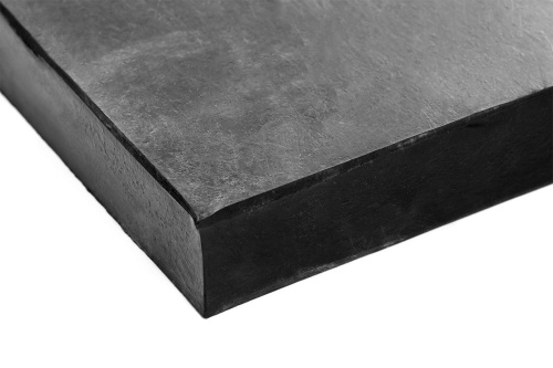 Техпластина резиновая на отвал ДСТ (скребок) 500х250х40 мм (8 шт металлических тросов d 8 мм)