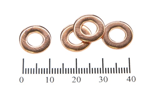 Шайба медная 6х12х1.0