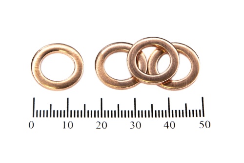 Шайба медная 10х16х1.5