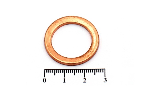 Шайба медная 20х27х2.0